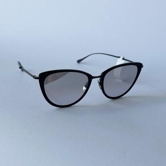 Garrett LeightCat Eye Beverly S Black Sunglasses with the case - Picture 4 of 9